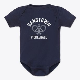 Danstown West Virginia Pickleball Baby Onesie