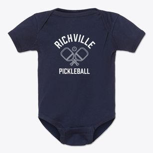 Richville Oklahoma Pickleball Baby Onesie