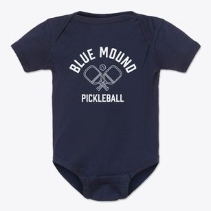 Blue Mound Missouri Pickleball Baby Onesie