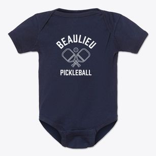 Beaulieu Louisiana Pickleball Baby Onesie