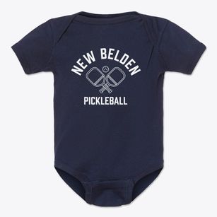 New Belden North Carolina Pickleball Baby Onesie