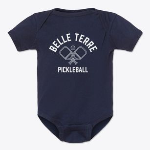 Belle Terre Louisiana Pickleball Baby Onesie