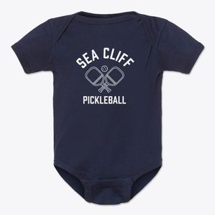 Sea Cliff New York Pickleball Baby Onesie