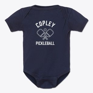 Copley West Virginia Pickleball Baby Onesie