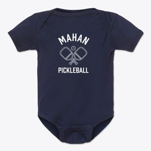 Mahan West Virginia Pickleball Baby Onesie