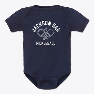 Jackson Oak Alabama Pickleball Baby Onesie