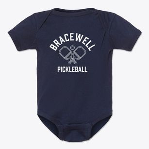 Bracewell Colorado Pickleball Baby Onesie