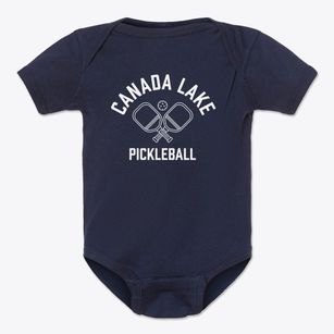 Canada Lake New York Pickleball Baby Onesie