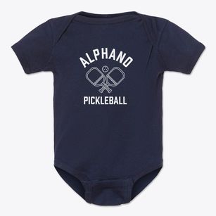 Alphano New Jersey Pickleball Baby Onesie