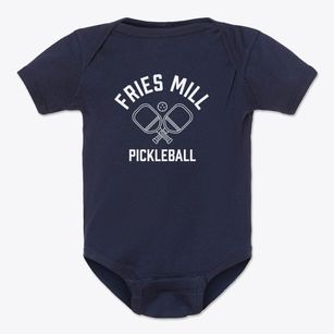 Fries Mill New Jersey Pickleball Baby Onesie