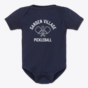 Garden Village Indiana Pickleball Baby Onesie