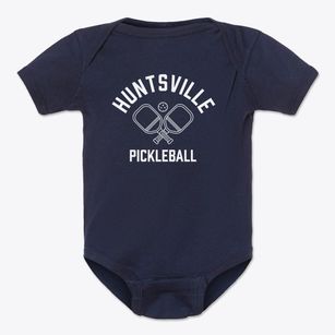 Huntsville Alabama Pickleball Baby Onesie