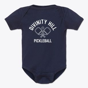 Divinity Hill New York Pickleball Baby Onesie