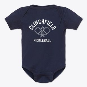 Clinchfield Georgia Pickleball Baby Onesie