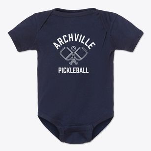 Archville New York Pickleball Baby Onesie
