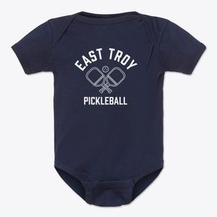 East Troy Wisconsin Pickleball Baby Onesie
