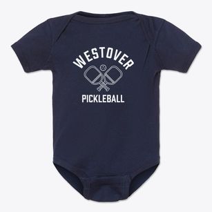 Westover West Virginia Pickleball Baby Onesie