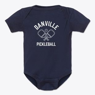 Danville California Pickleball Baby Onesie