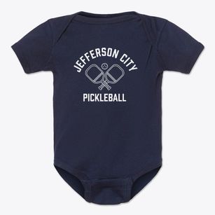 Jefferson City Missouri Pickleball Baby Onesie