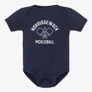 Norridgewock Maine Pickleball Baby Onesie
