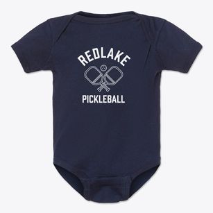 Redlake Minnesota Pickleball Baby Onesie