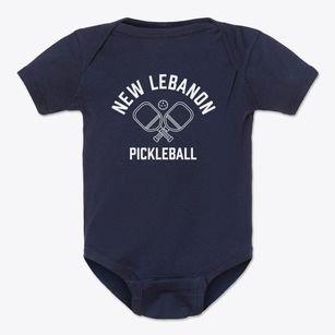 New Lebanon New York Pickleball Baby Onesie
