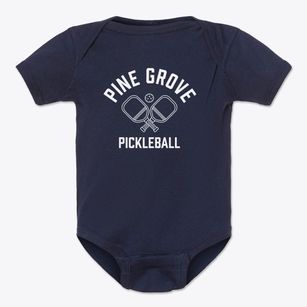 Pine Grove Pennsylvania Pickleball Baby Onesie