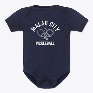 Malad City Idaho Pickleball Baby Onesie
