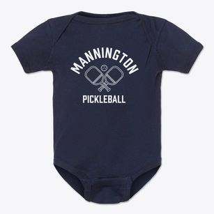 Mannington West Virginia Pickleball Baby Onesie