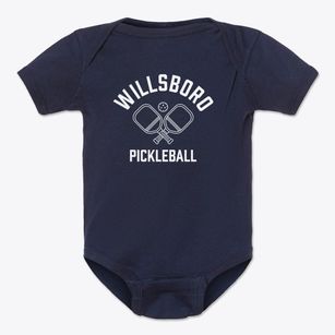 Willsboro New York Pickleball Baby Onesie