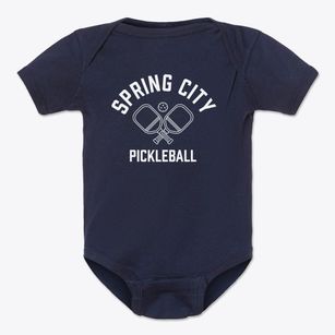 Spring City Tennessee Pickleball Baby Onesie