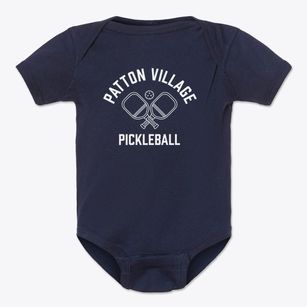 Patton Village Texas Pickleball Baby Onesie