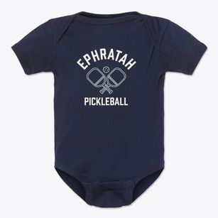 Ephratah New York Pickleball Baby Onesie