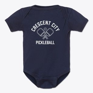 Crescent City Florida Pickleball Baby Onesie