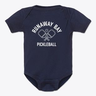 Runaway Bay Texas Pickleball Baby Onesie