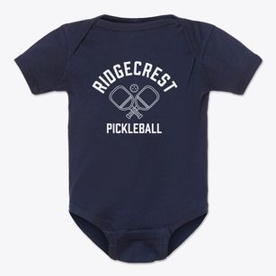 Ridgecrest California Pickleball Baby Onesie