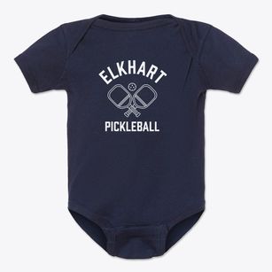 Elkhart Texas Pickleball Baby Onesie