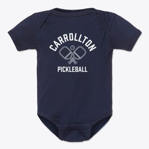 Carrollton New York Pickleball Baby Onesie