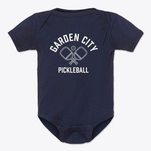 Garden City Michigan Pickleball Baby Onesie