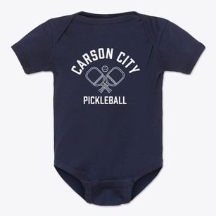 Carson City Michigan Pickleball Baby Onesie