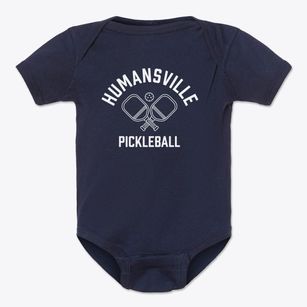 Humansville Missouri Pickleball Baby Onesie