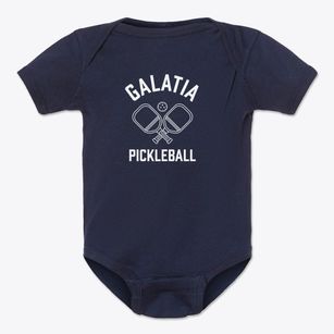 Galatia Illinois Pickleball Baby Onesie