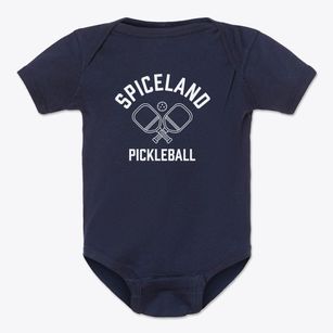 Spiceland Indiana Pickleball Baby Onesie