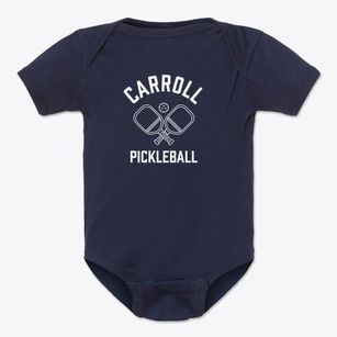 Carroll New Hampshire Pickleball Baby Onesie