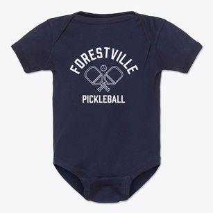 Forestville New York Pickleball Baby Onesie