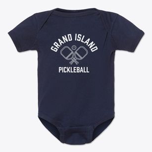 Grand Island New York Pickleball Baby Onesie