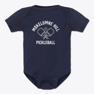 Mokelumne Hill California Pickleball Baby Onesie