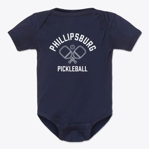 Phillipsburg Ohio Pickleball Baby Onesie