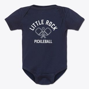 Little Rock Iowa Pickleball Baby Onesie