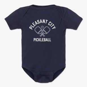 Pleasant City Ohio Pickleball Baby Onesie